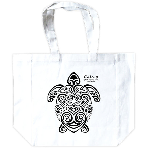 Cairns Turtle Tribal - Shopping Bag - Graphic Tees Australia