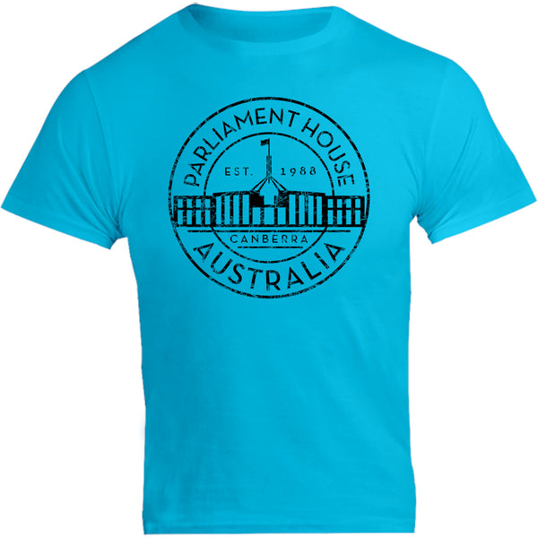 Canberra Australia Varsity Circle - Unisex Tee - Graphic Tees Australia