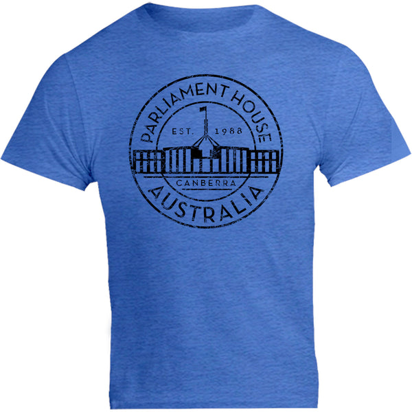 Canberra Australia Varsity Circle - Unisex Tee - Graphic Tees Australia