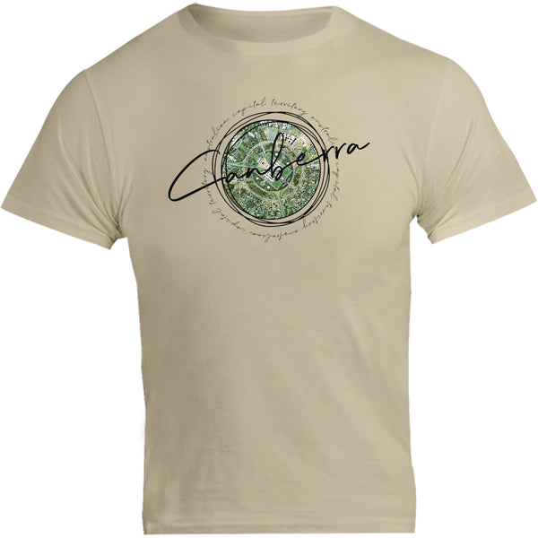 Canberra Circle Sketch - Unisex Tee - Graphic Tees Australia