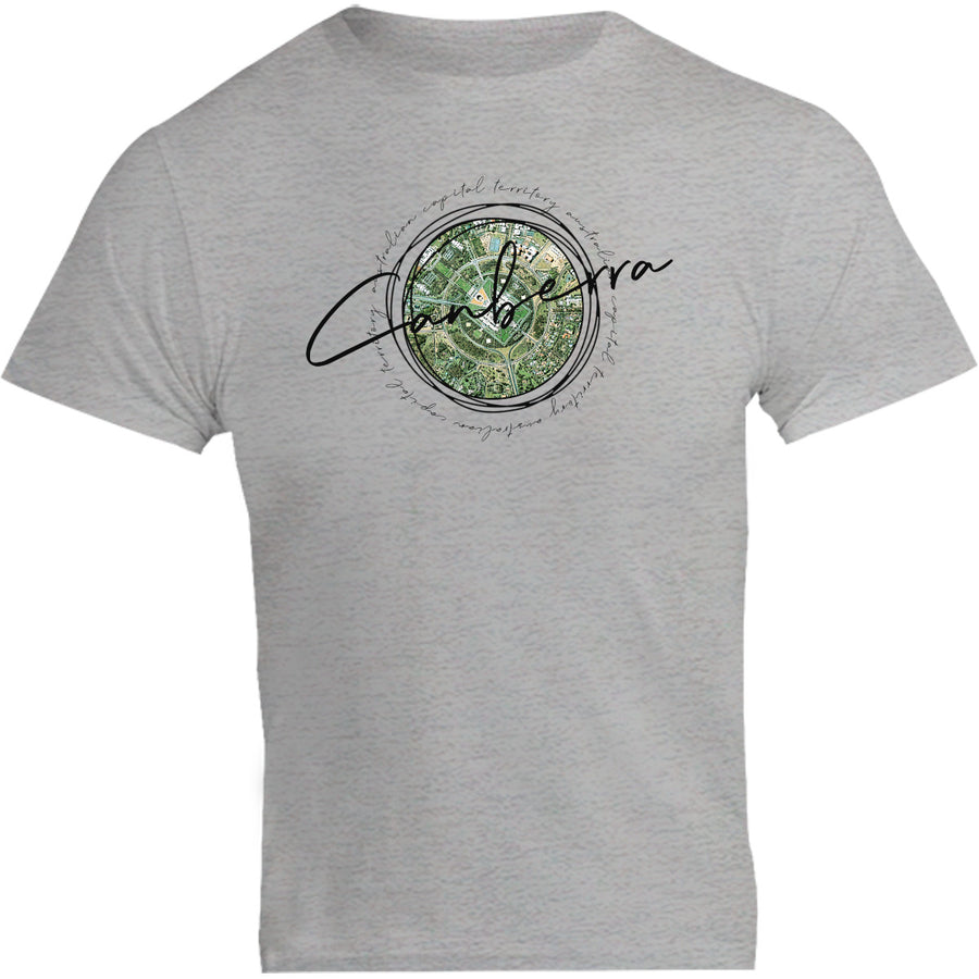 Canberra Circle Sketch - Unisex Tee - Graphic Tees Australia