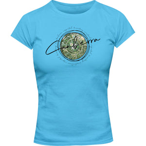 Canberra Circle Sketch - Ladies Slim Fit Tee - Graphic Tees Australia