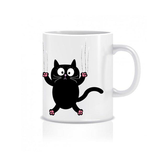 Cat Claw Scratch - Ceramic Mug - Graphic Tees Australia