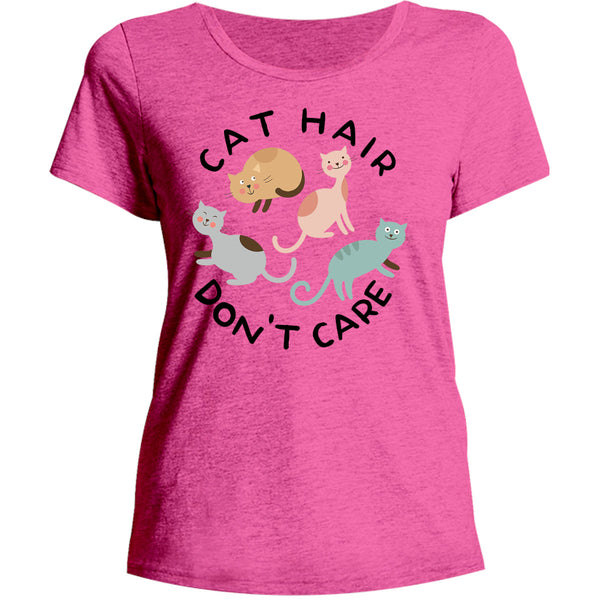 Cat Hair Don't Care - Ladies Relaxed Fit Tee