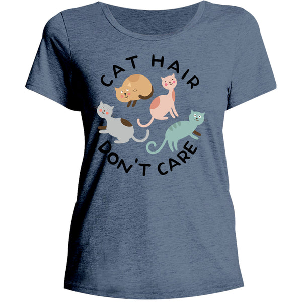 Cat Hair Don't Care - Ladies Relaxed Fit Tee