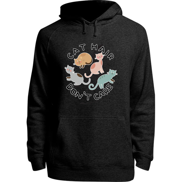 Cat Hair Don't Care - Unisex Hoodie - Plus Size