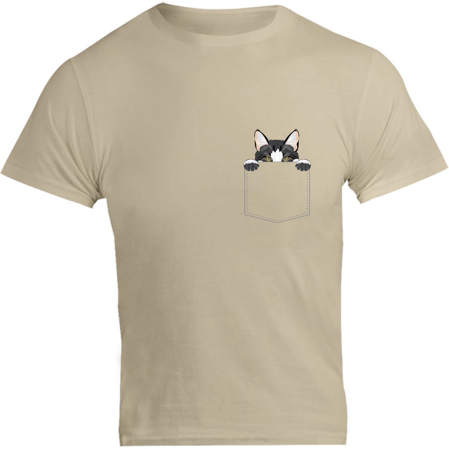 Cat In Pocket - Unisex Tee - Graphic Tees Australia