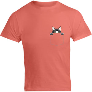 Cat In Pocket - Unisex Tee - Graphic Tees Australia