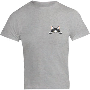 Cat In Pocket - Unisex Tee - Graphic Tees Australia