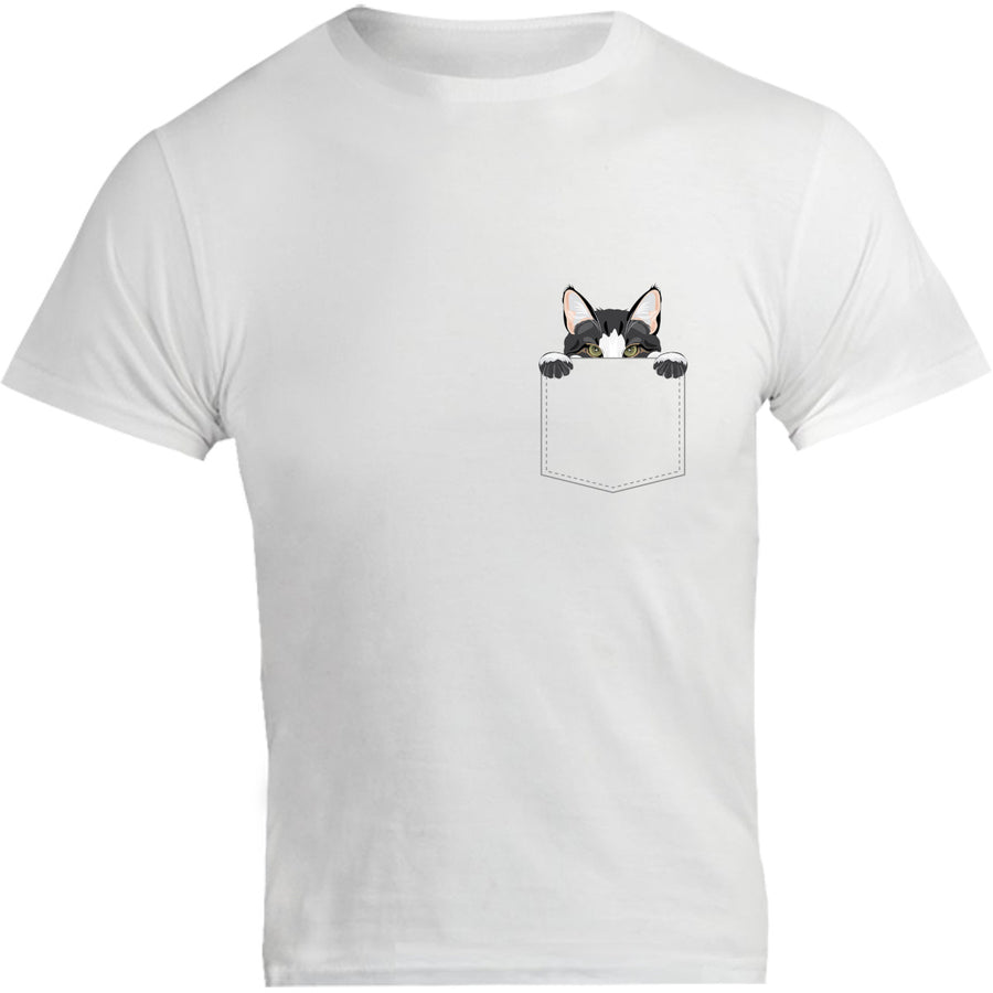 Cat In Pocket - Unisex Tee - Graphic Tees Australia