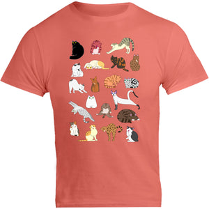 Cat Poses - Unisex Tee - Graphic Tees Australia