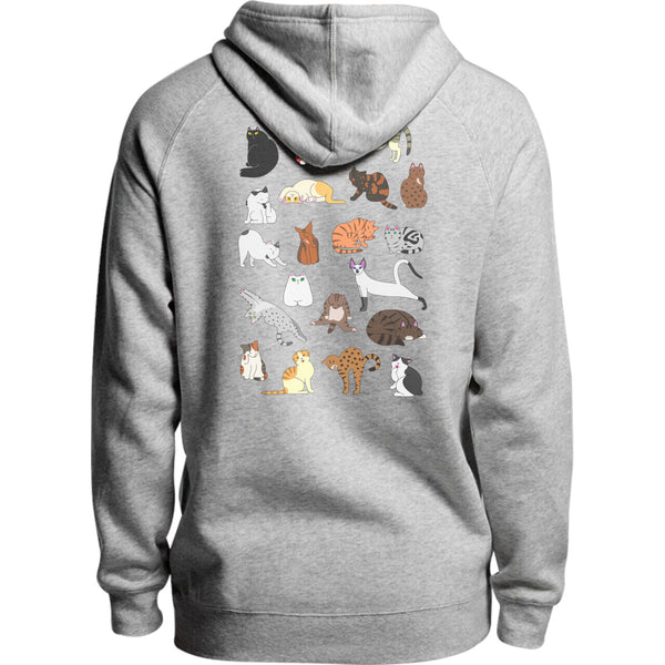 Cat Poses - Unisex Hoodie - Plus Size