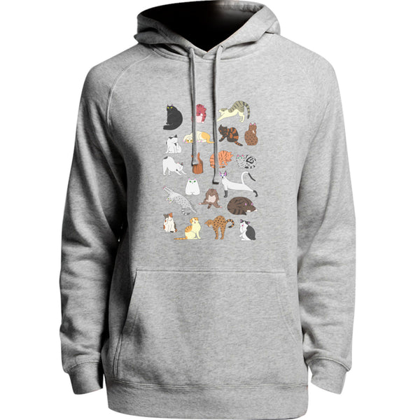 Cat Poses - Unisex Hoodie - Plus Size