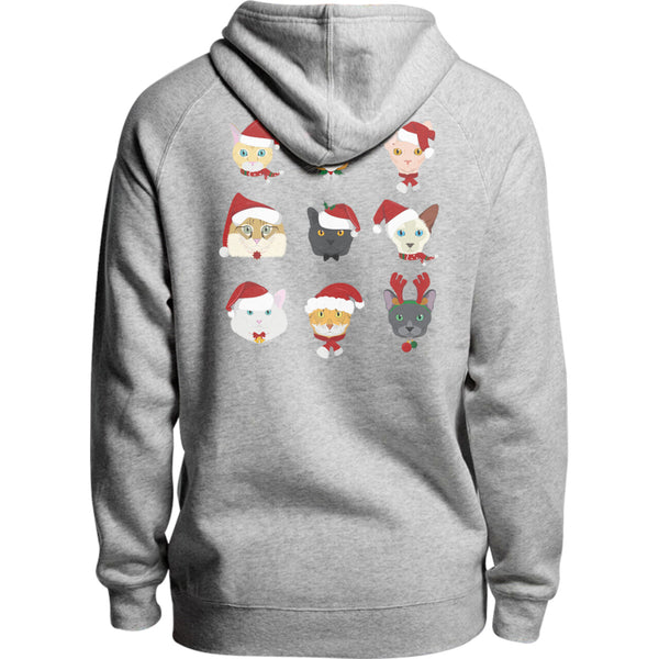 Cats In Christmas Hats - Unisex Hoodie - Plus Size