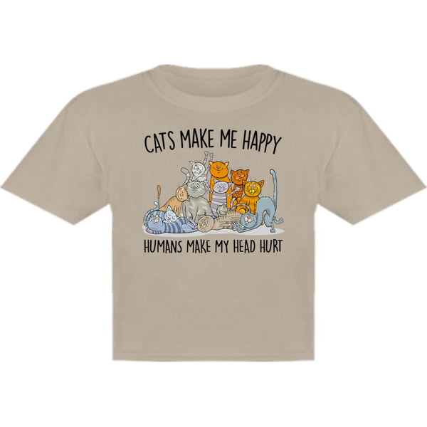 Cats Make Me Happy - Youth & Infant Tee