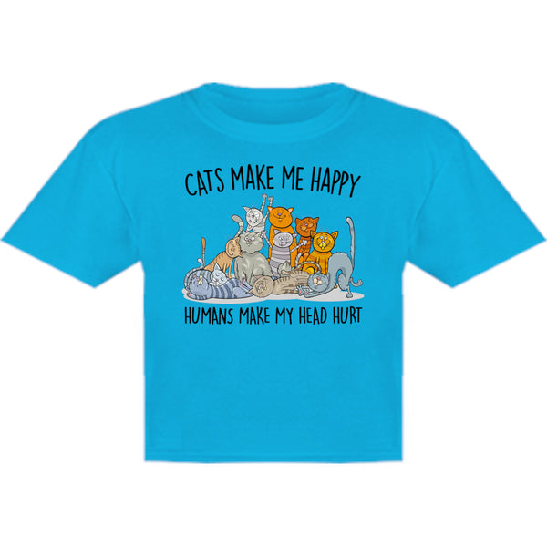 Cats Make Me Happy - Youth & Infant Tee