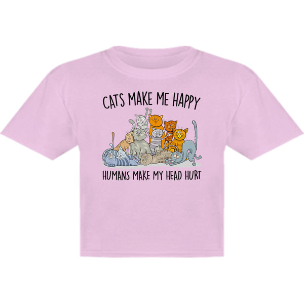 Cats Make Me Happy - Youth & Infant Tee