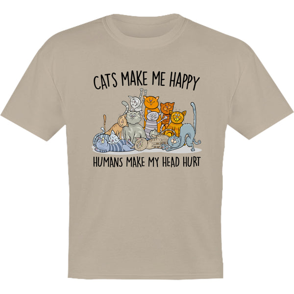 Cats Make Me Happy - Youth & Infant Tee