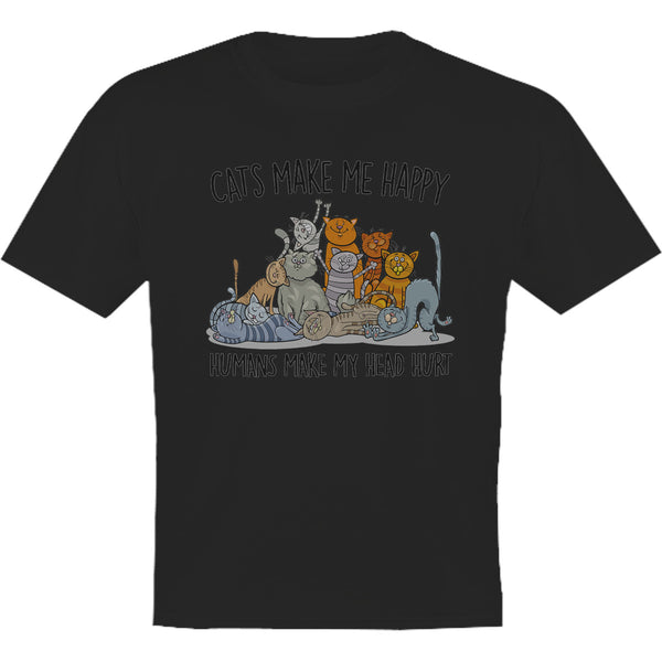 Cats Make Me Happy - Youth & Infant Tee