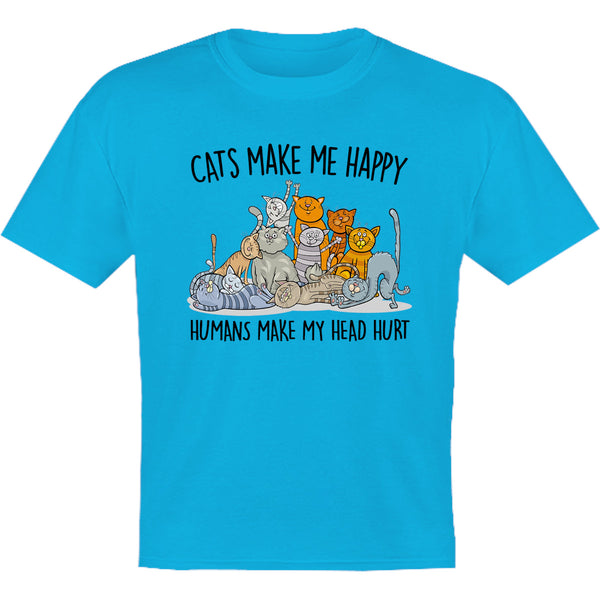 Cats Make Me Happy - Youth & Infant Tee