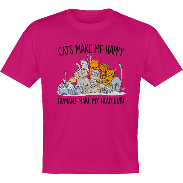 Cats Make Me Happy - Youth & Infant Tee