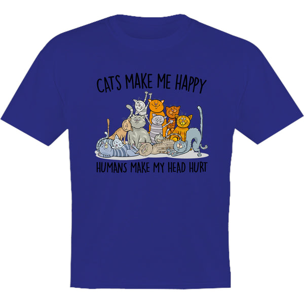 Cats Make Me Happy - Youth & Infant Tee