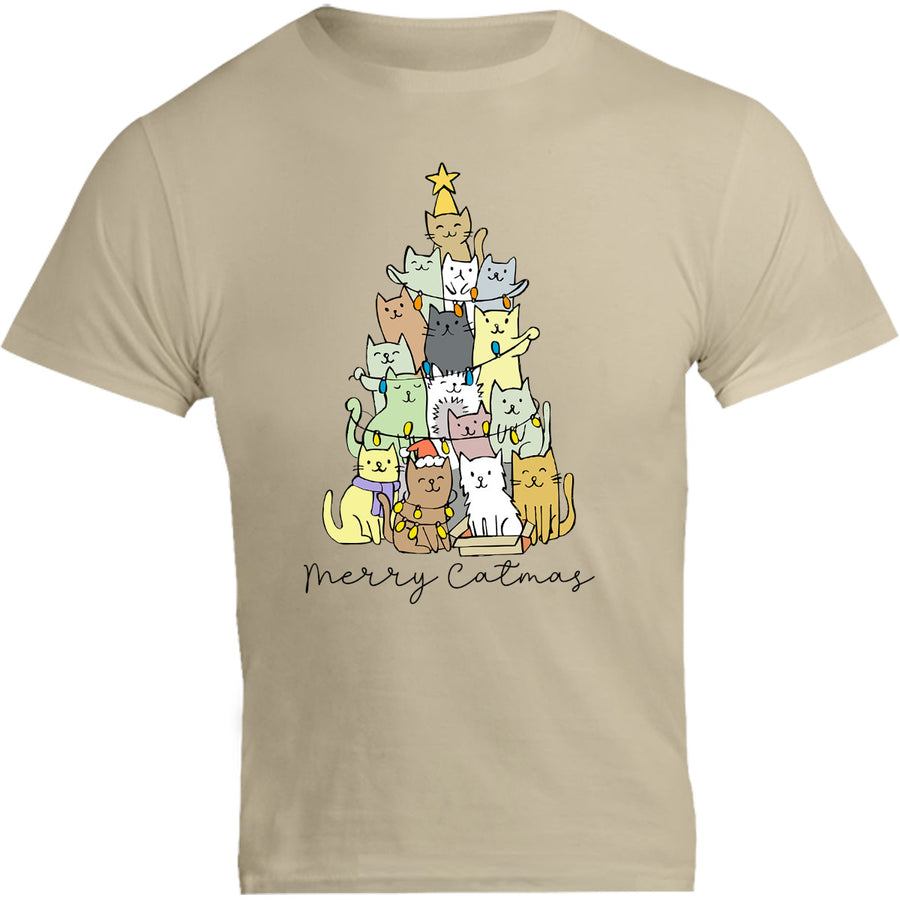 Cats as Christmas Tree - Unisex Tee