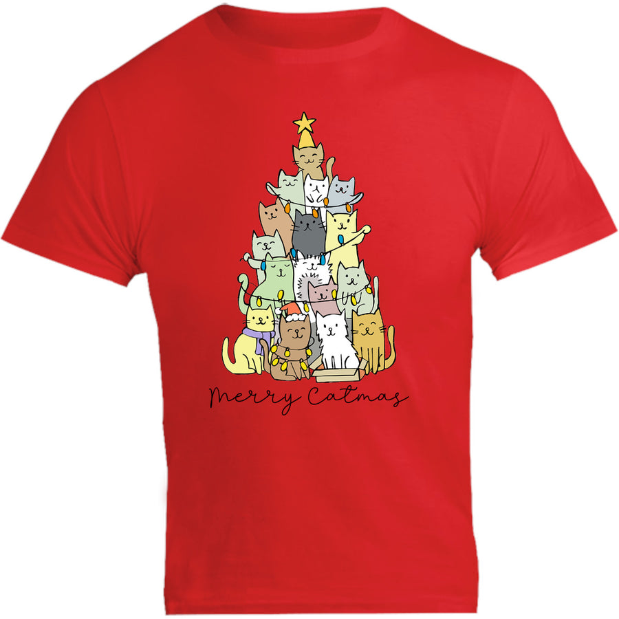 Cats as Christmas Tree - Unisex Tee