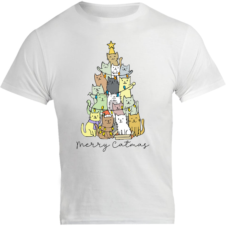 Cats as Christmas Tree - Unisex Tee