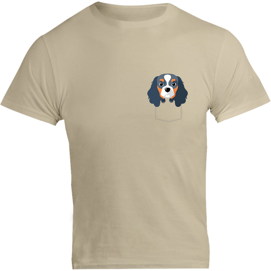 Cavalier in Pocket - Unisex Tee - Graphic Tees Australia