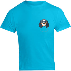 Cavalier in Pocket - Unisex Tee - Graphic Tees Australia