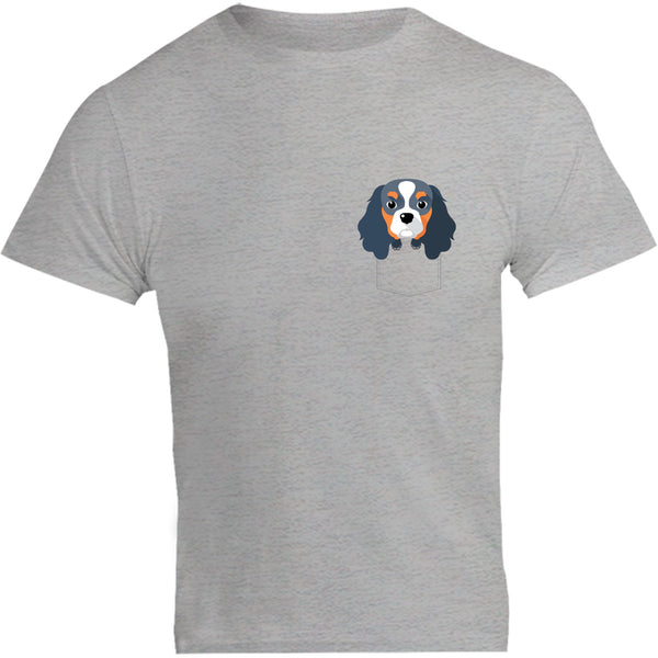 Cavalier in Pocket - Unisex Tee - Graphic Tees Australia