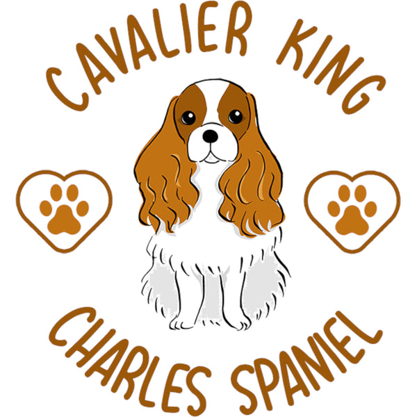 Cavalier King Charles Spaniel - Ladies Relaxed Fit Tee - Graphic Tees Australia