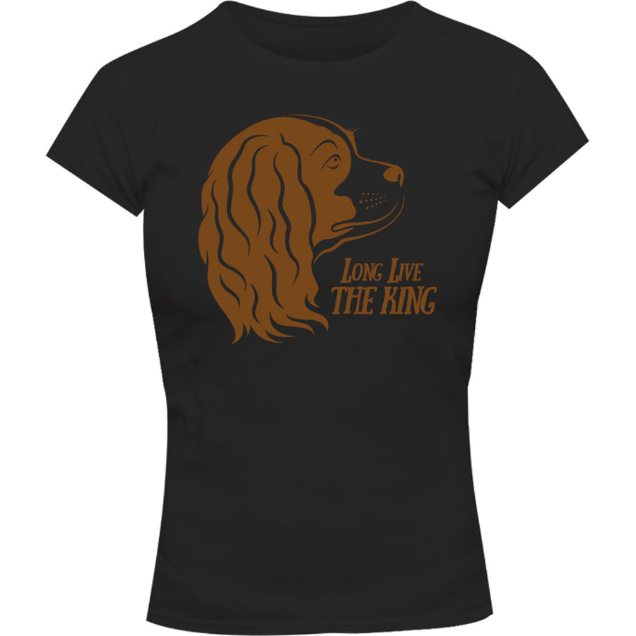 Cavalier Long Live The King - Ladies Slim Fit Tee - Graphic Tees Australia