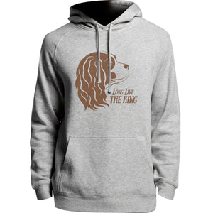 Cavalier Long Live The King - Unisex Hoodie - Plus Size - Graphic Tees Australia