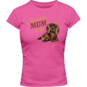 Cavalier Mum - Ladies Slim Fit Tee - Graphic Tees Australia