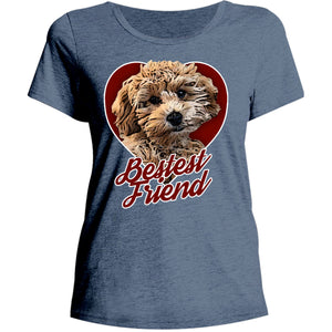 Cavoodle Bestest Friend - Ladies Relaxed Fit Tee - Graphic Tees Australia