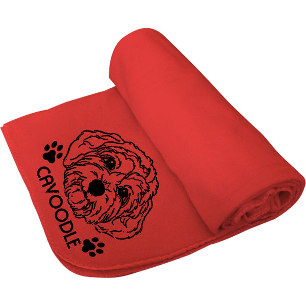 Cavoodle - Polar Fleece Blanket - Graphic Tees Australia