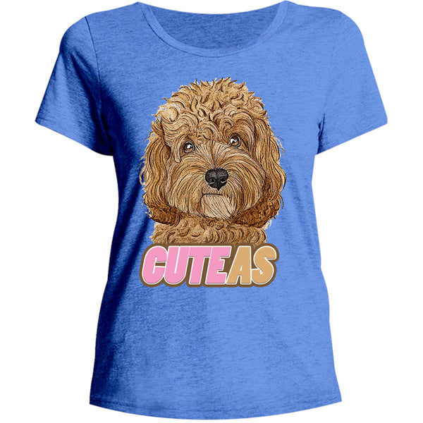 Cavoodle Cute As - Ladies Relaxed Fit Tee - Graphic Tees Australia