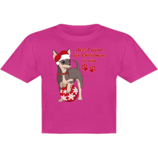 Chihuahua Christmas Bauble - Youth & Infant Tee