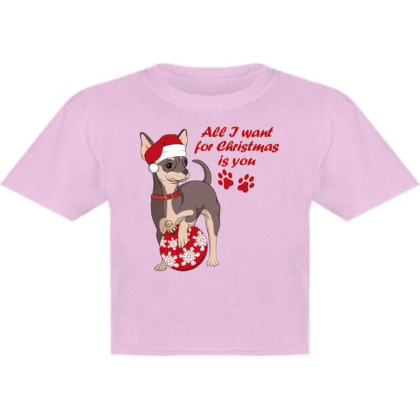 Chihuahua Christmas Bauble - Youth & Infant Tee