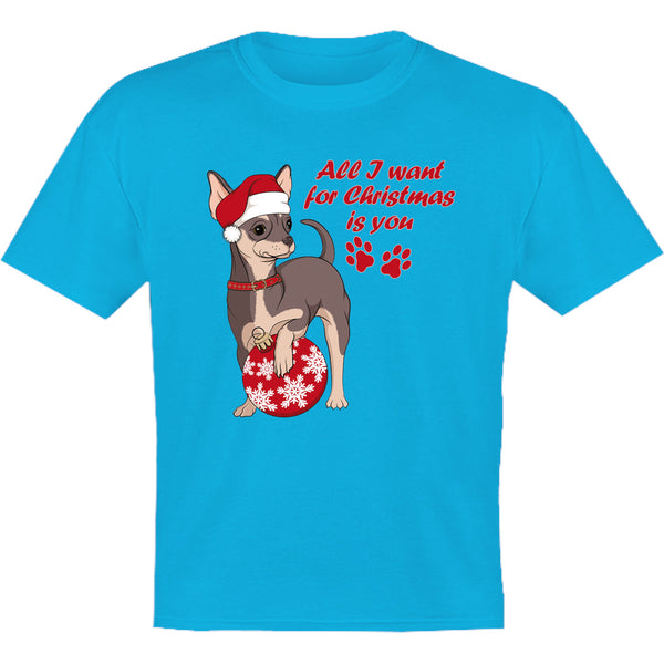 Chihuahua Christmas Bauble - Youth & Infant Tee