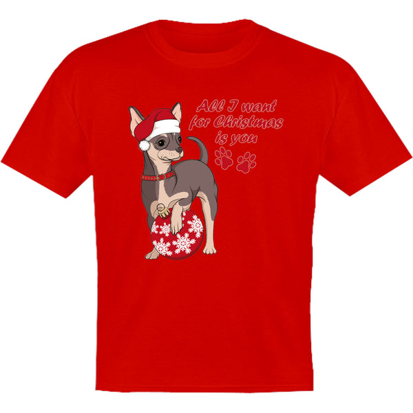 Chihuahua Christmas Bauble - Youth & Infant Tee