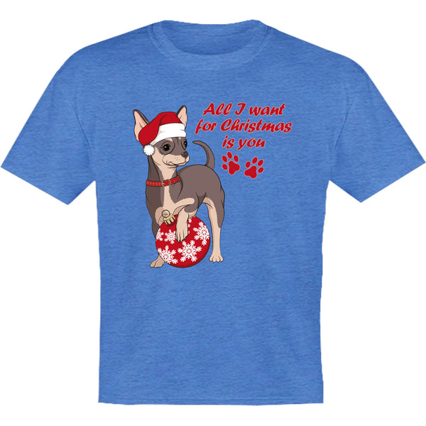 Chihuahua Christmas Bauble - Youth & Infant Tee