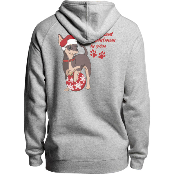 Chihuahua Christmas Bauble - Unisex Hoodie - Plus Size