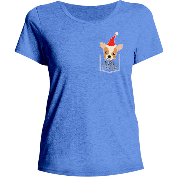 Chihuahua In Pocket - Ladies Relaxed Fit Tee