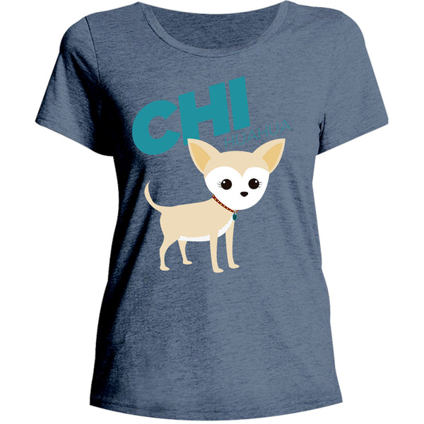 Chihuahua - Ladies Relaxed Fit Tee - Graphic Tees Australia