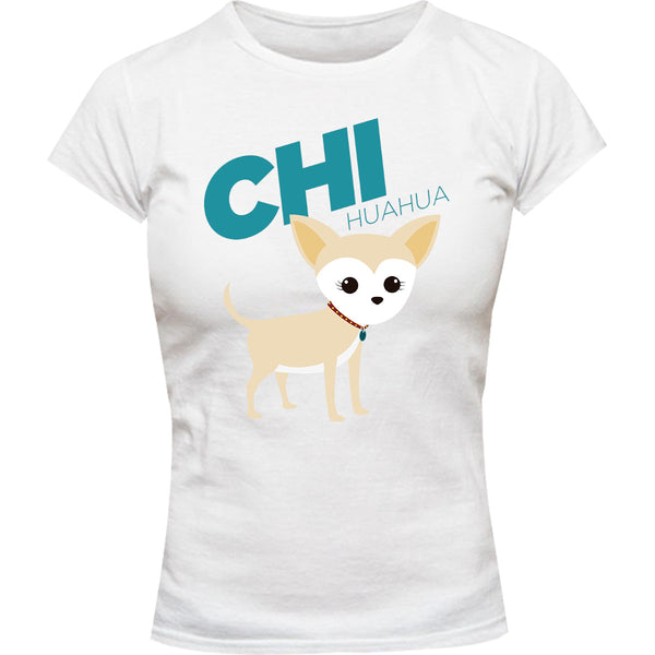 Chihuahua - Ladies Slim Fit Tee - Graphic Tees Australia