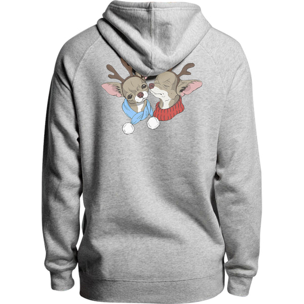 Chihuahuas In Deer Costumes - Unisex Hoodie - Plus Size