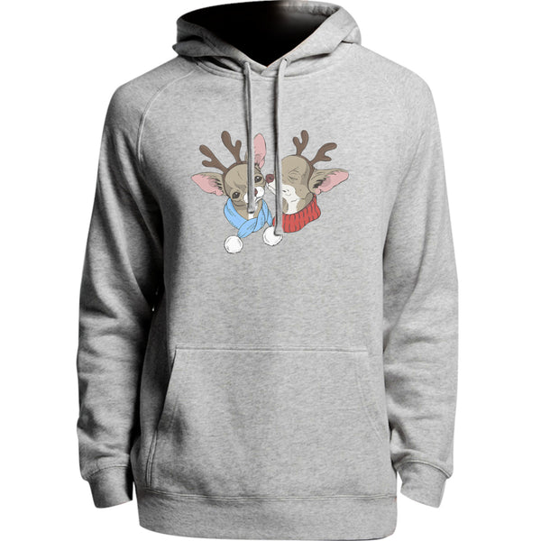 Chihuahuas In Deer Costumes - Unisex Hoodie - Plus Size
